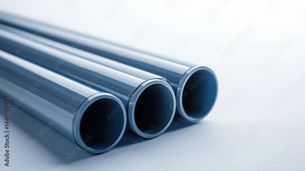 Fototapeta premium Conduits isolated on white background