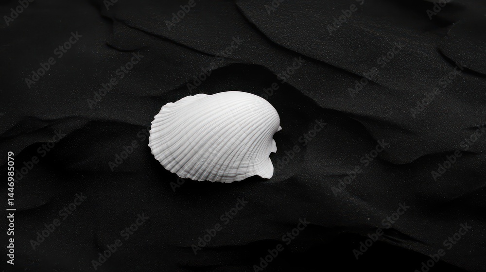 Fototapeta premium White sphere on dark background