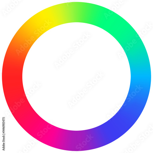 色相環のようなグラデーションサークル