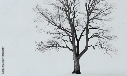 silhouette of a tree