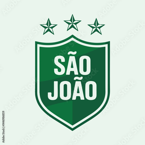 Esporte Clube São João Football Club Crest Vector 3