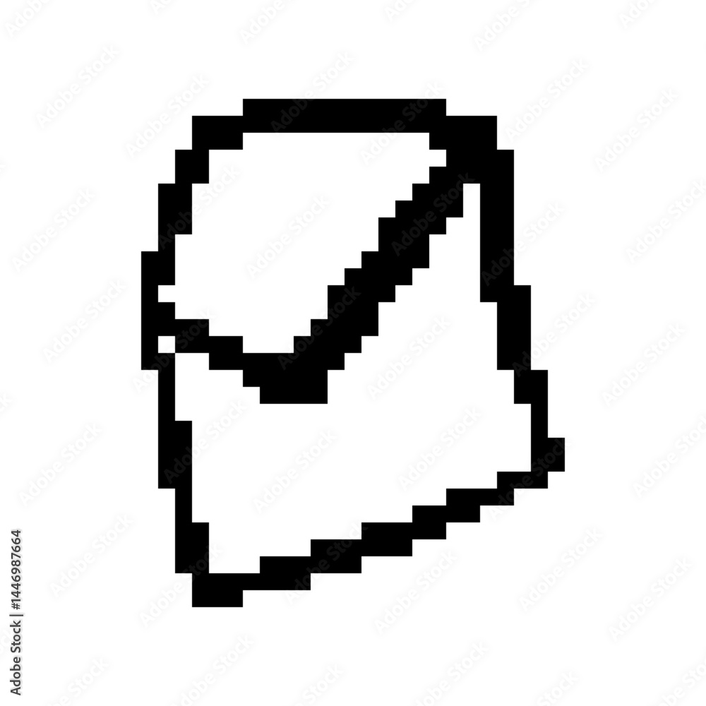 pixelate envelope icon pixelate envelope icon