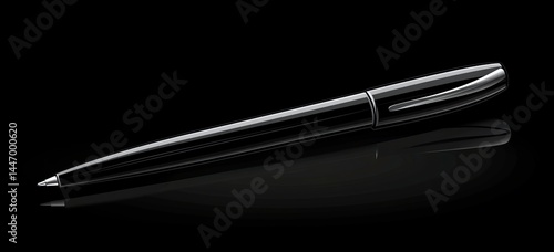 Wallpaper Mural Sleek Black Ballpoint Pen (1) Torontodigital.ca