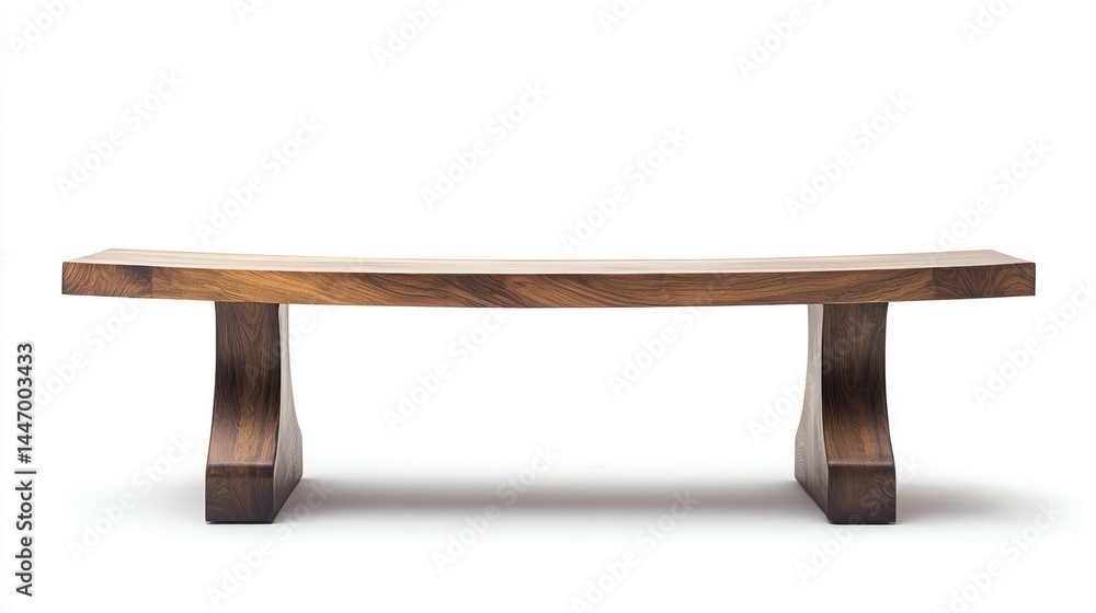 Dining bench isolated on white background Dining bench isolated on white background