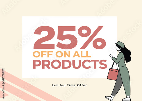business concept illustration sale banner 