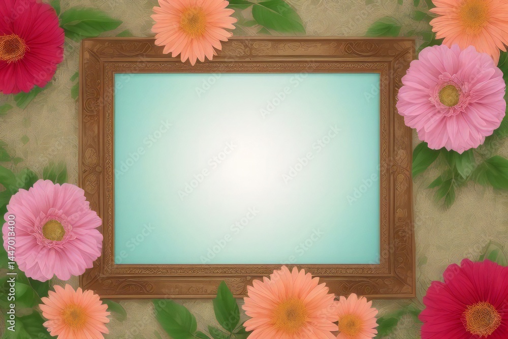 Floral Digital Backdrop Floral Digital Backdrop