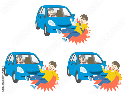 高齢者の自動車事故　歩行者の交通事故