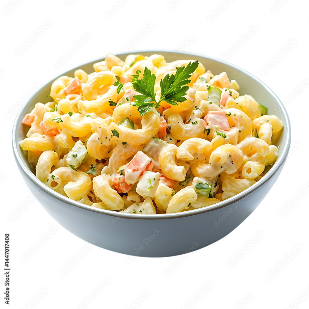Macaroni Salad in a bowl png Macaroni Salad in a bowl png