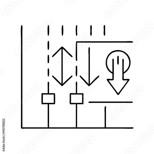 median icon, median line art - simple line art of median, perfect for median logos and icons