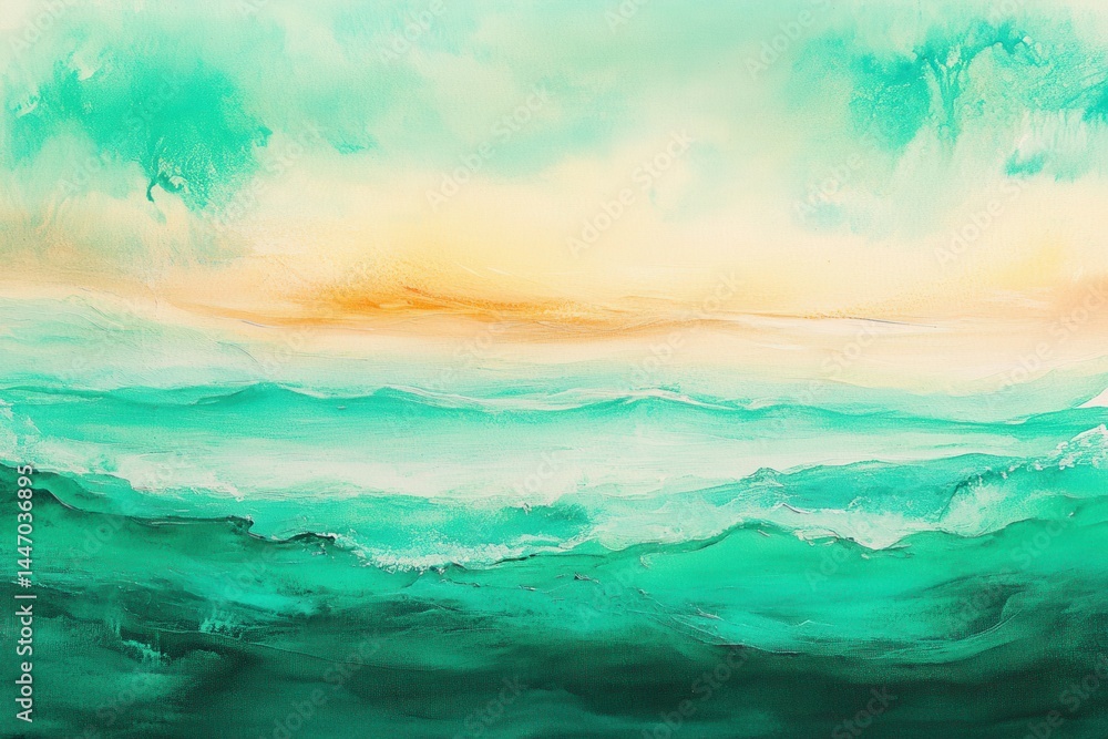 Obraz premium Abstract landscape painting