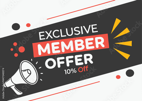 Limited time and exclusive offer sale banner