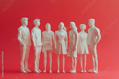 White Paper People Group Collaboration Teamwork Unity