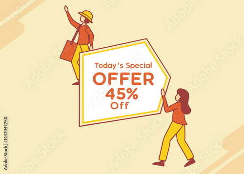 Limited time and exclusive offer sale banner