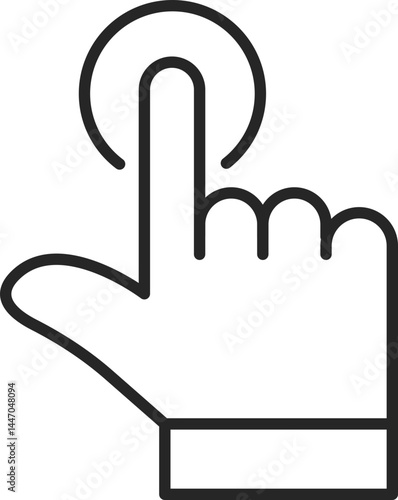 Tap Access (SYS File Format Vector Icon Stock Illustration)
