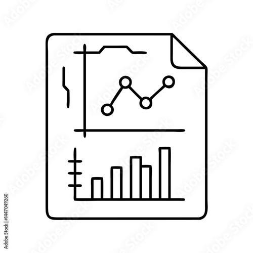 statistical formula icon, statistical formula line art - simple line art of statistical formula, perfect for statistical formula logos and icons