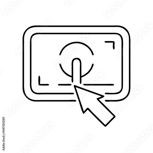 submit button icon, submit button line art - simple line art of submit button, perfect for submit button logos and icons