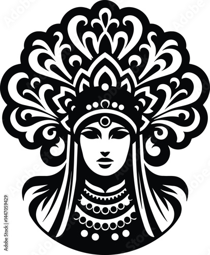 Stylized Figure Kokoshnik
