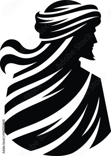 Kufiyya Silhouette Symbol