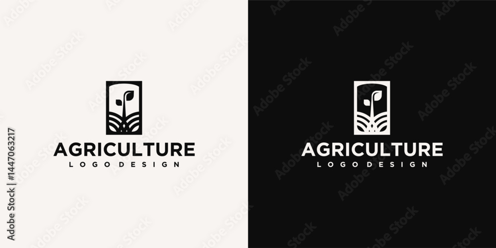 Agriculture Logo Abstract Concept Unique Agriculture Logo Abstract Concept Unique