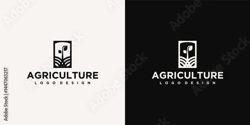 Agriculture Logo Abstract Concept Unique