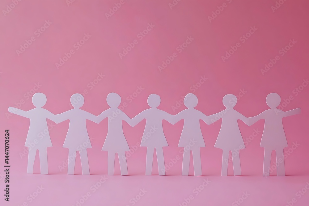 Women Linked Arms Teamwork Group Solidarity Women Linked Arms Teamwork Group Solidarity