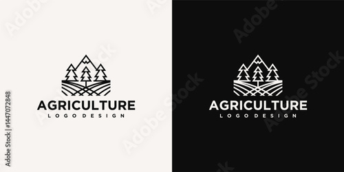 Agriculture Logo Abstract Concept Unique