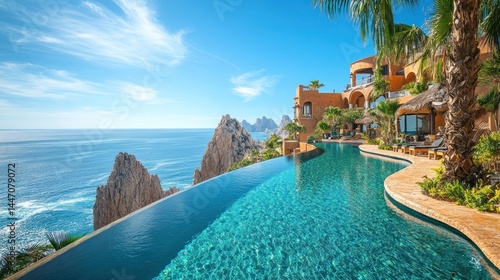 Luxury Villa with Infinity Pool Overlooking the Ocean in Cabo San Lucas