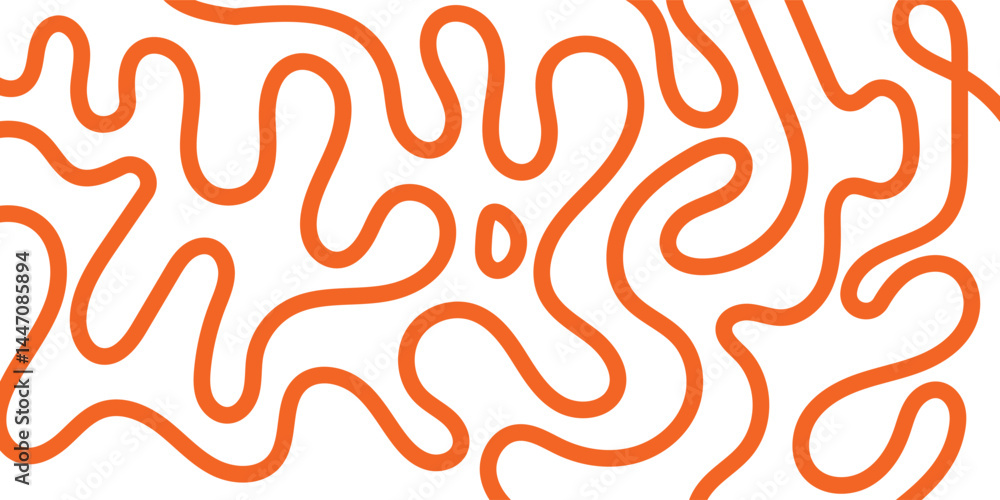 Fun line doodle seamless pattern. Creative abstract squiggle style drawing background for children or trendy design with basic shapes. Fun line doodle seamless pattern. Creative abstract squiggle style drawing background for children or trendy design with basic shapes.