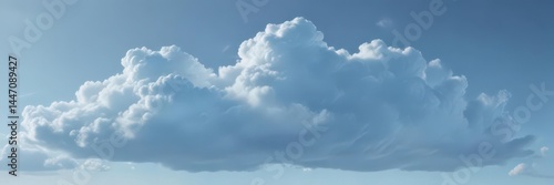 Wallpaper Mural Subtle light blue gradient backdrop  Soft, diffused cloud forms , gentle, shade, visual Torontodigital.ca