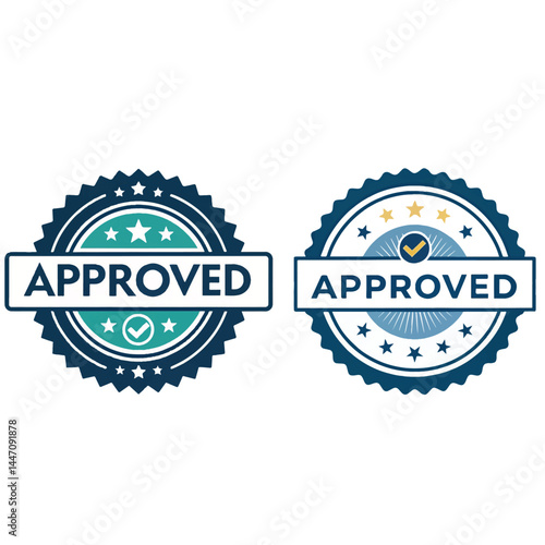 approved logo,Label Stamp Logo,and badge label,vector template