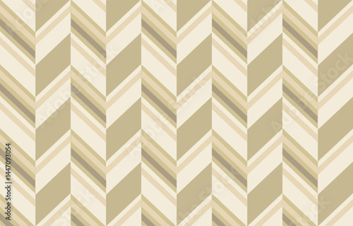 Ethnic tribal arrow beige background. Seamless tribal pattern, folk embroidery, tradition geometric arrow ornament. Traditional design for fabric, textile, print, rug, paper