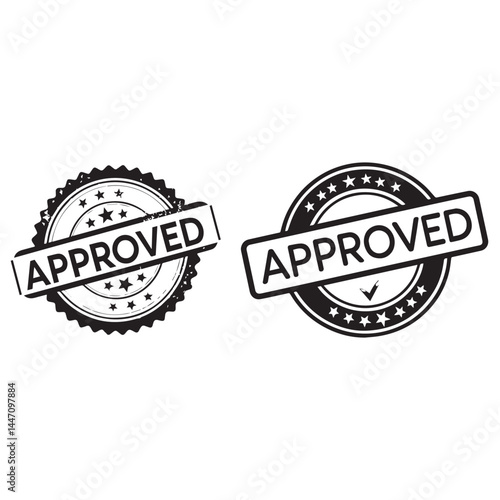 approved logo,Label Stamp Logo,and badge label,vector template