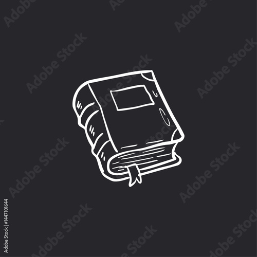 Book loggo icon flat vector design.ai
