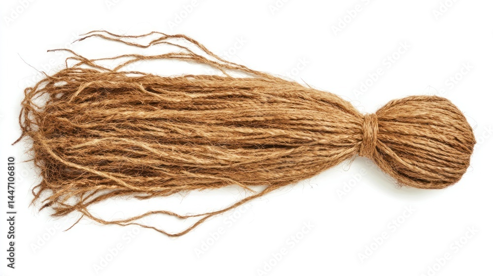 Fototapeta premium Jute isolated on white background