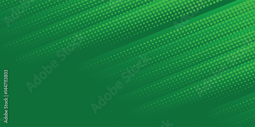 green halftone on background. Vector dotted sparkles or halftone shine pattern texture Pop Art Style Background. vector illustration