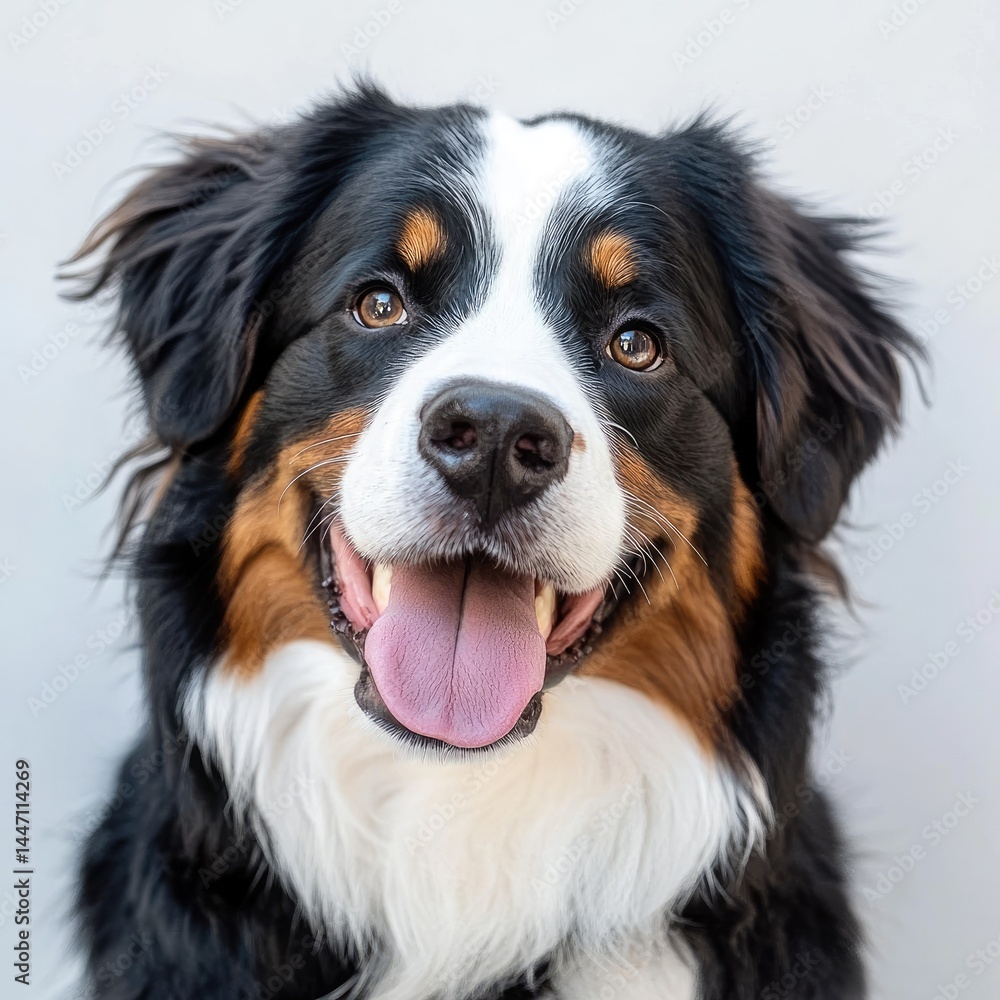 Happy Bernese Mountain Dog (3) Happy Bernese Mountain Dog (3)
