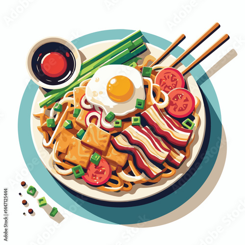 cuisine, delicious, traditional, meal, asian, food, dish, plate, singapore, dinner, malaysia, chinese, lunch, penang, stir, char, tasty, asia, teow, shrimp, noodles, sauce, noodle, hawker, popular, fr