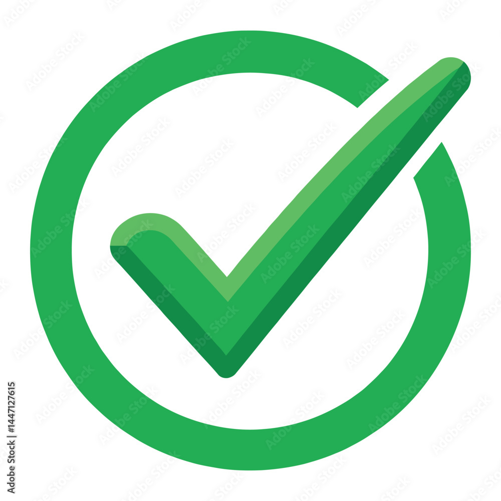 green check tick mark sign green check tick mark sign