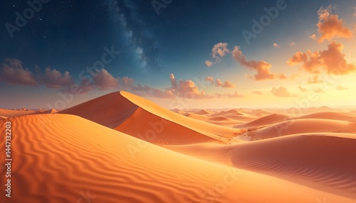 Fototapeta Naklejka Na Ścianę i Meble -  Sunset in the desert