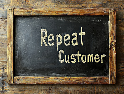 Repeat Customer  text writt...
