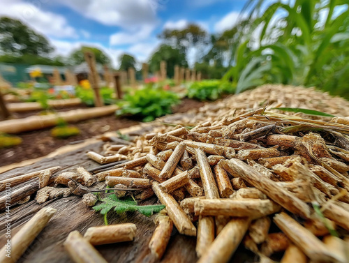 A close-up of rat pellets i...