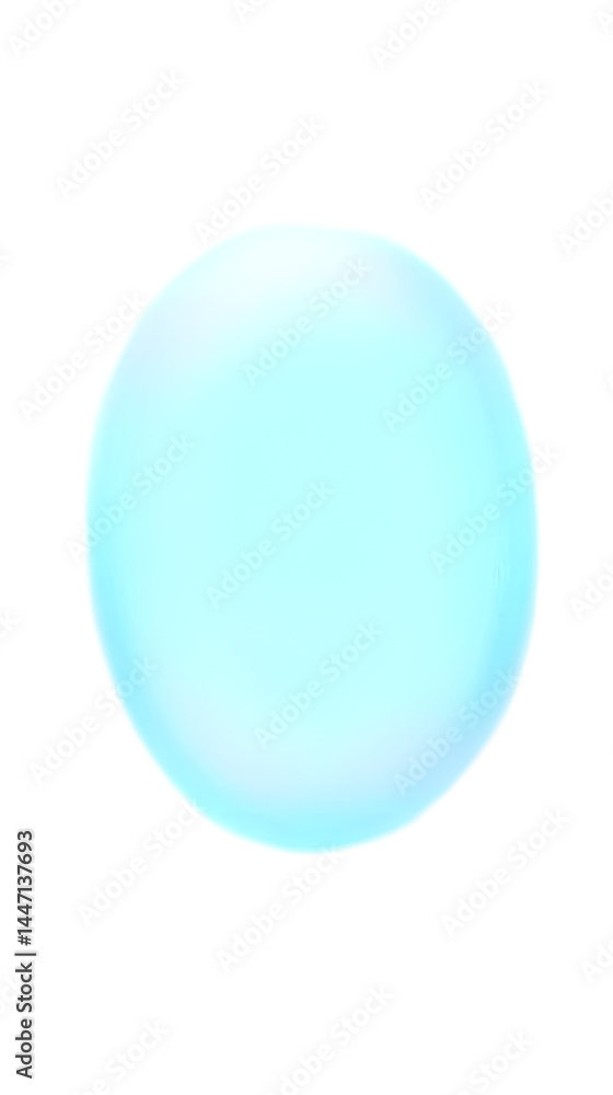 Light Blue Sphere Isolated Background Illustration Light Blue Sphere Isolated Background Illustration