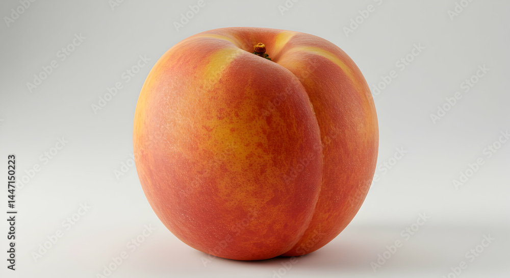 Juicy peach with vivid colors Juicy peach with vivid colors
