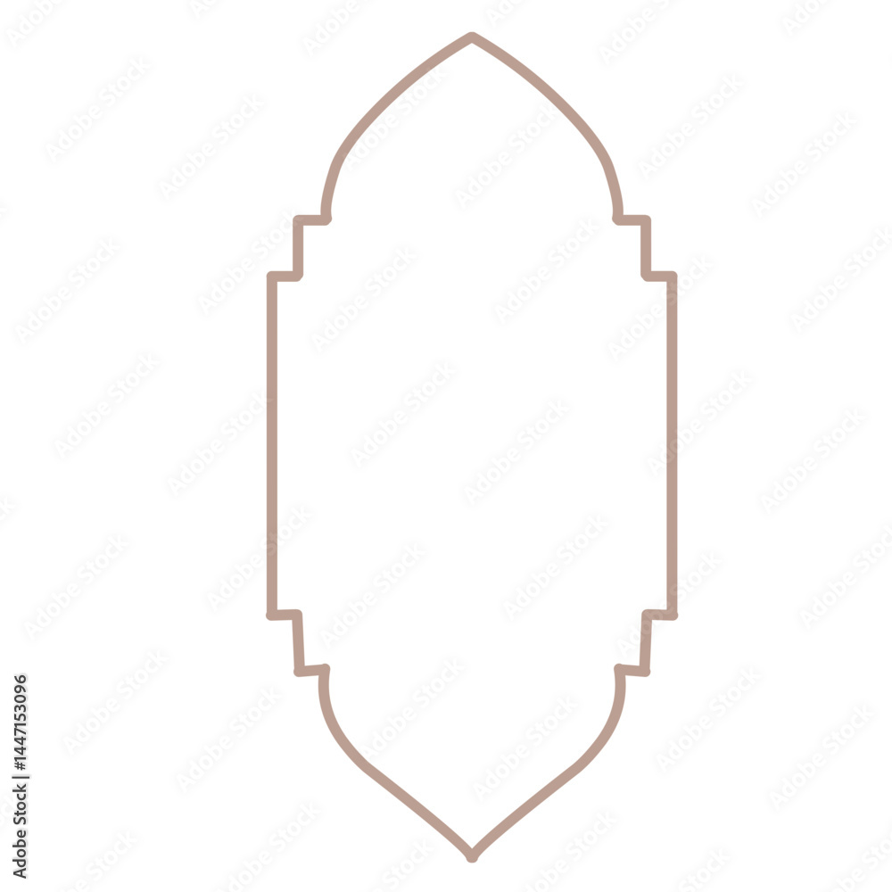 islamic frame vector icon islamic frame vector icon