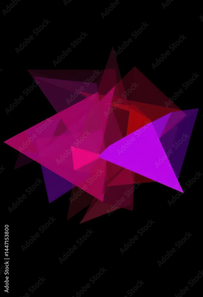 Abstract black background with sharp, overlapping, geometric triangles forming a complex pattern, futuristic, background Abstract black background with sharp, overlapping, geometric triangles forming a complex pattern, futuristic, background