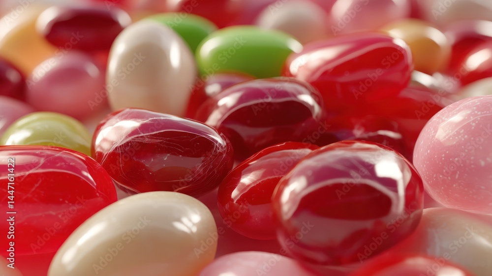 Colorful, glossy, candy-like objects Colorful, glossy, candy-like objects