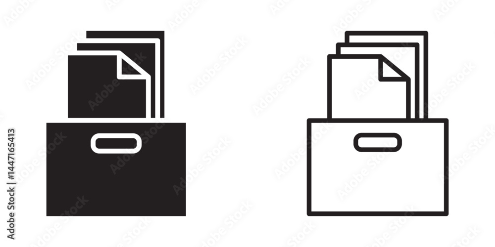 Paper icon on white background Paper icon on white background
