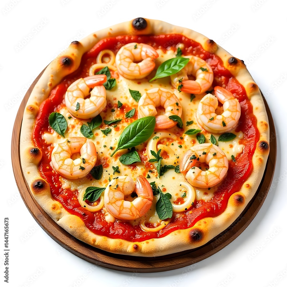 Seafood pizza with shrimp gourmet prawn pizza italian dish high resolution image Seafood pizza with shrimp gourmet prawn pizza italian dish high resolution image