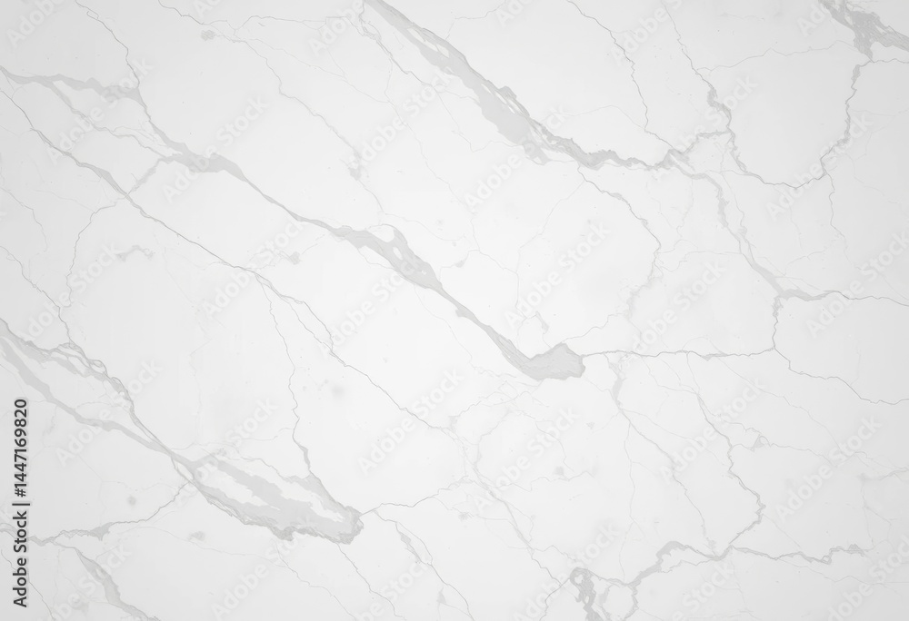 Vast expanse of polished noble white gray marble granite, showcasing natural veining and texture, copy space, slab Vast expanse of polished noble white gray marble granite, showcasing natural veining and texture, copy space, slab