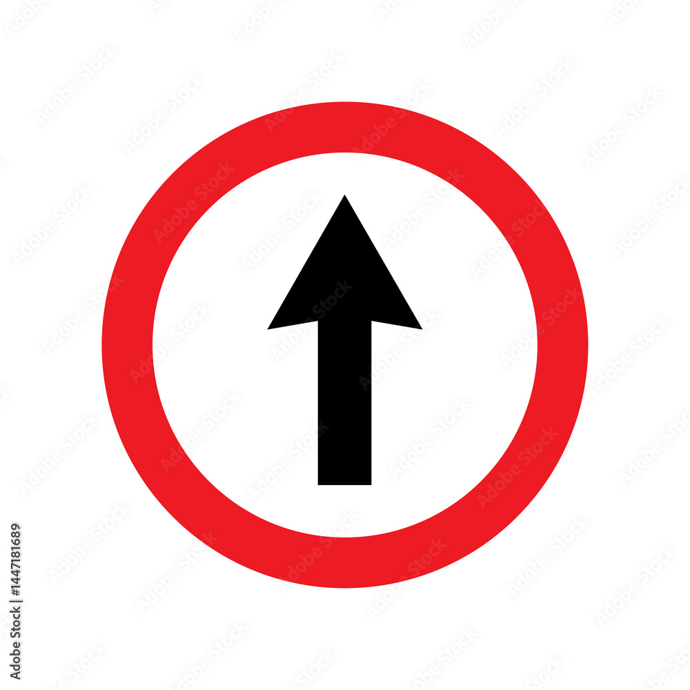 go straight arrow sign go straight arrow sign